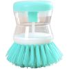 Kitchen Dish Brush with Build in Soap Dispenser